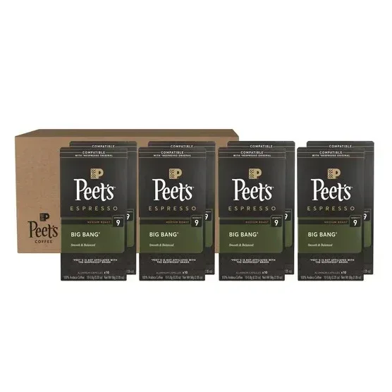 Peet's Coffee Nespresso Compatible Capsules, 80-count, Big Bang - Image 3