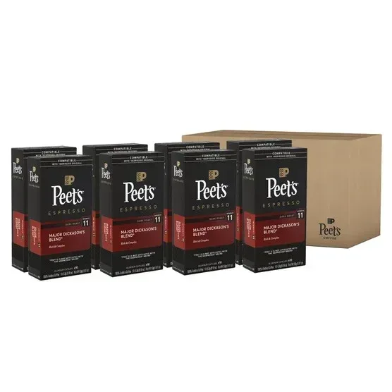 Peet's Coffee Nespresso Compatible Capsules, 80-count, Major Dickason’s - Image 3