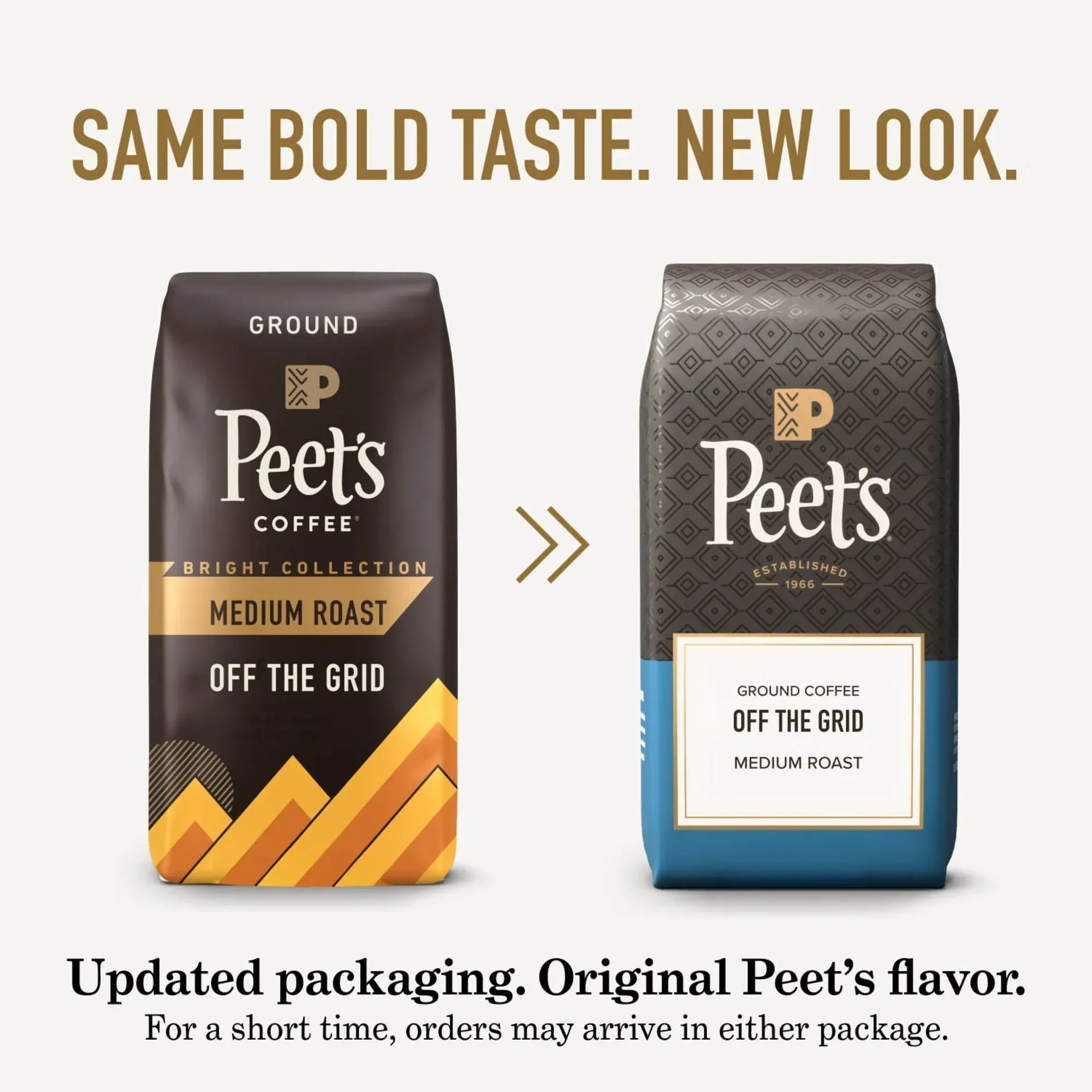 Peet's Coffee Off the Grid Premium Medium Roast Ground Coffee, Arabica, 10.5 oz - Image 2