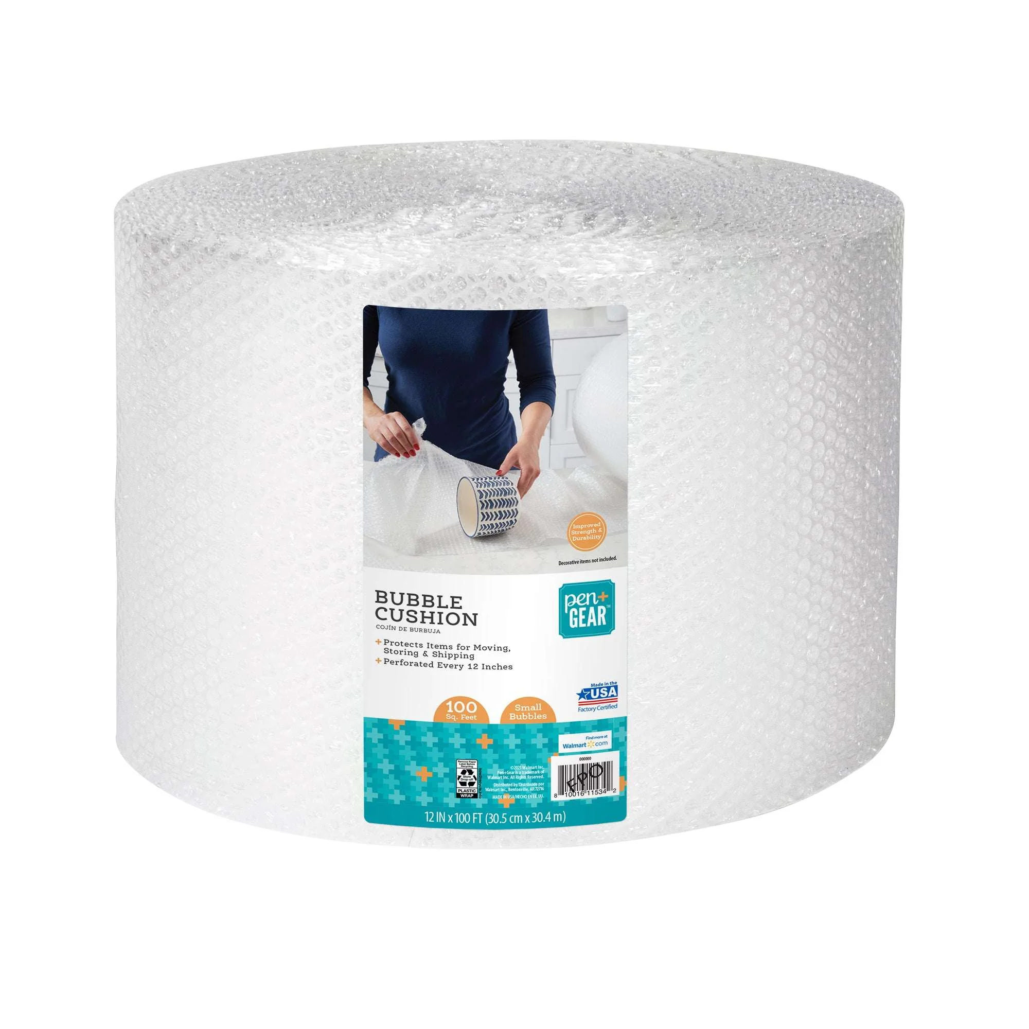 Pen + Gear 12" x 100' Bubble Cushion 3/16"