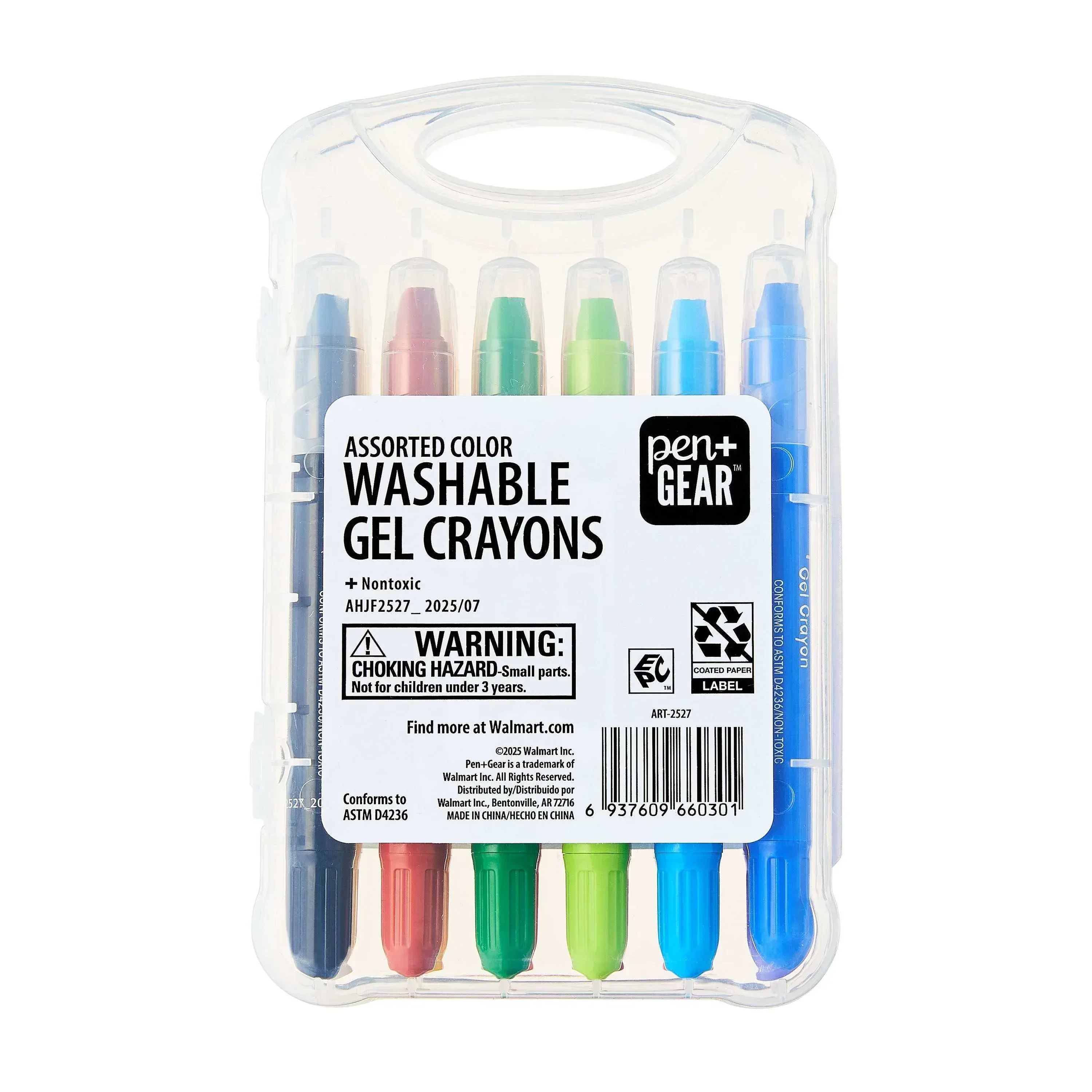 Pen+Gear Assorted Color Washable Gel Crayons, 12 Count - Image 2