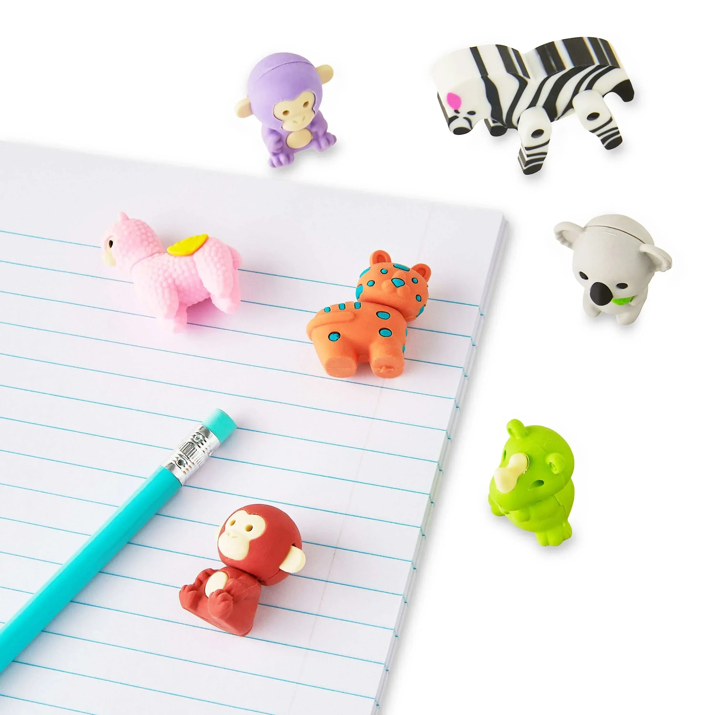 Pen+Gear Eraser Pals, Animals, 25 Count - Image 5