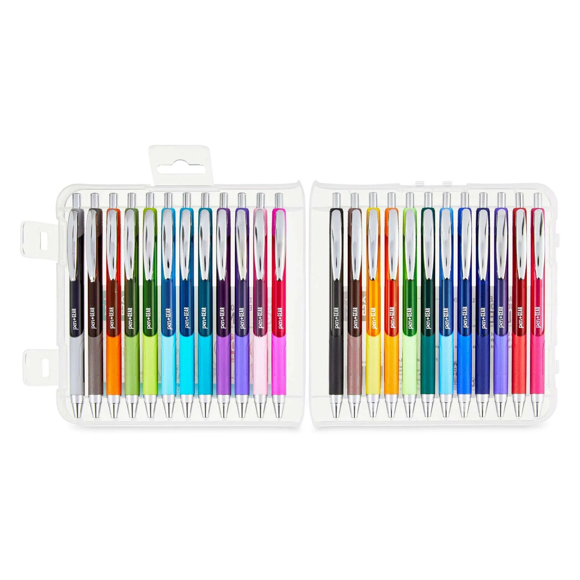 Pen+Gear Retractable Gel Pens, Medium Point, 0.7mm, Assorted Colors, 24 Count - Image 3
