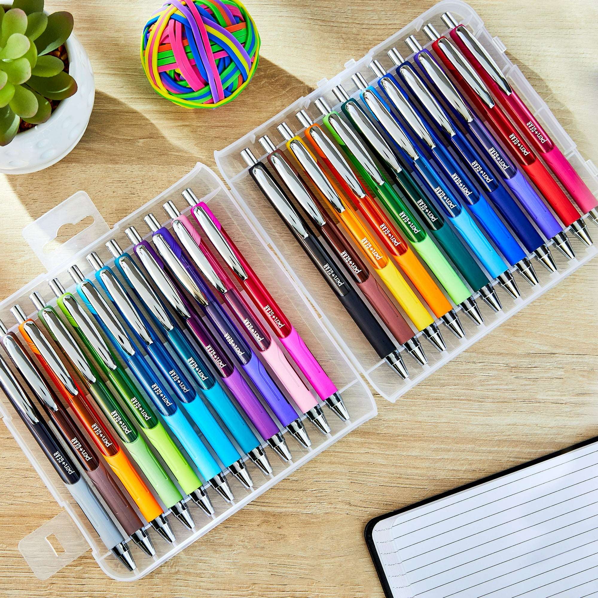 Pen+Gear Retractable Gel Pens, Medium Point, 0.7mm, Assorted Colors, 24 Count - Image 6