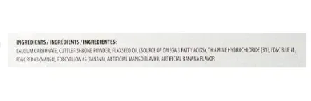 Penn-Plax Bird-Life Flavored E Cuttlebone 6 Pack Ð Mango & Banana - Image 2
