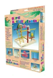 Penn-Plax Bird Life Wood Playpen – Perfect for Parakeets, Parrotlets, Lovebirds, Cockatiels, and Green Cheek Conures - Keep Your Birds Stimulated and Entertained - Medium - Image 2