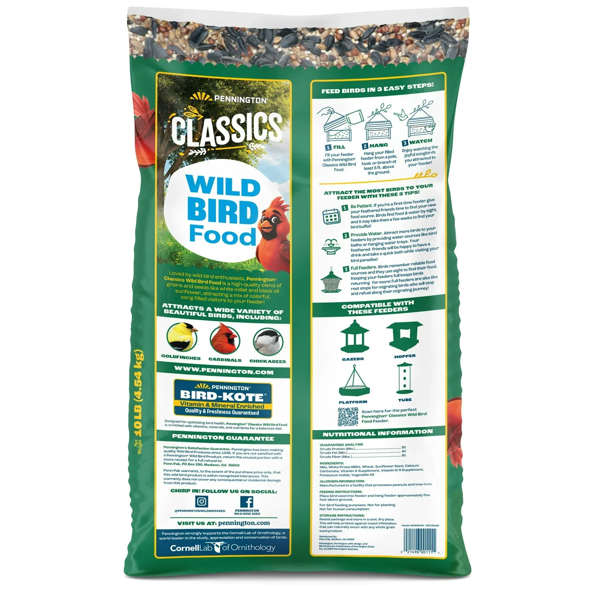Pennington Classic Dry Wild Bird Feed and Wild Bird Seed, 1 Pack - Image 17