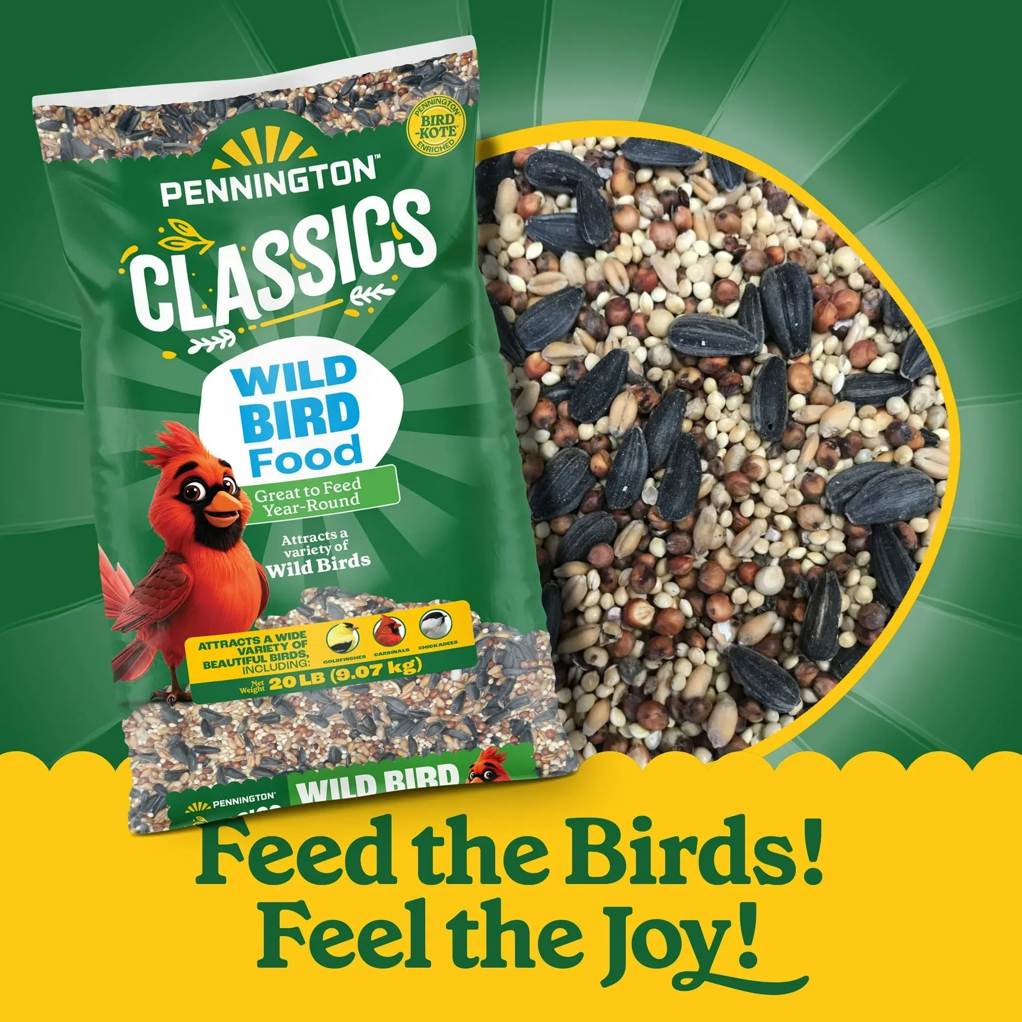 Pennington Classic Dry Wild Bird Feed and Wild Bird Seed, 1 Pack - Image 19