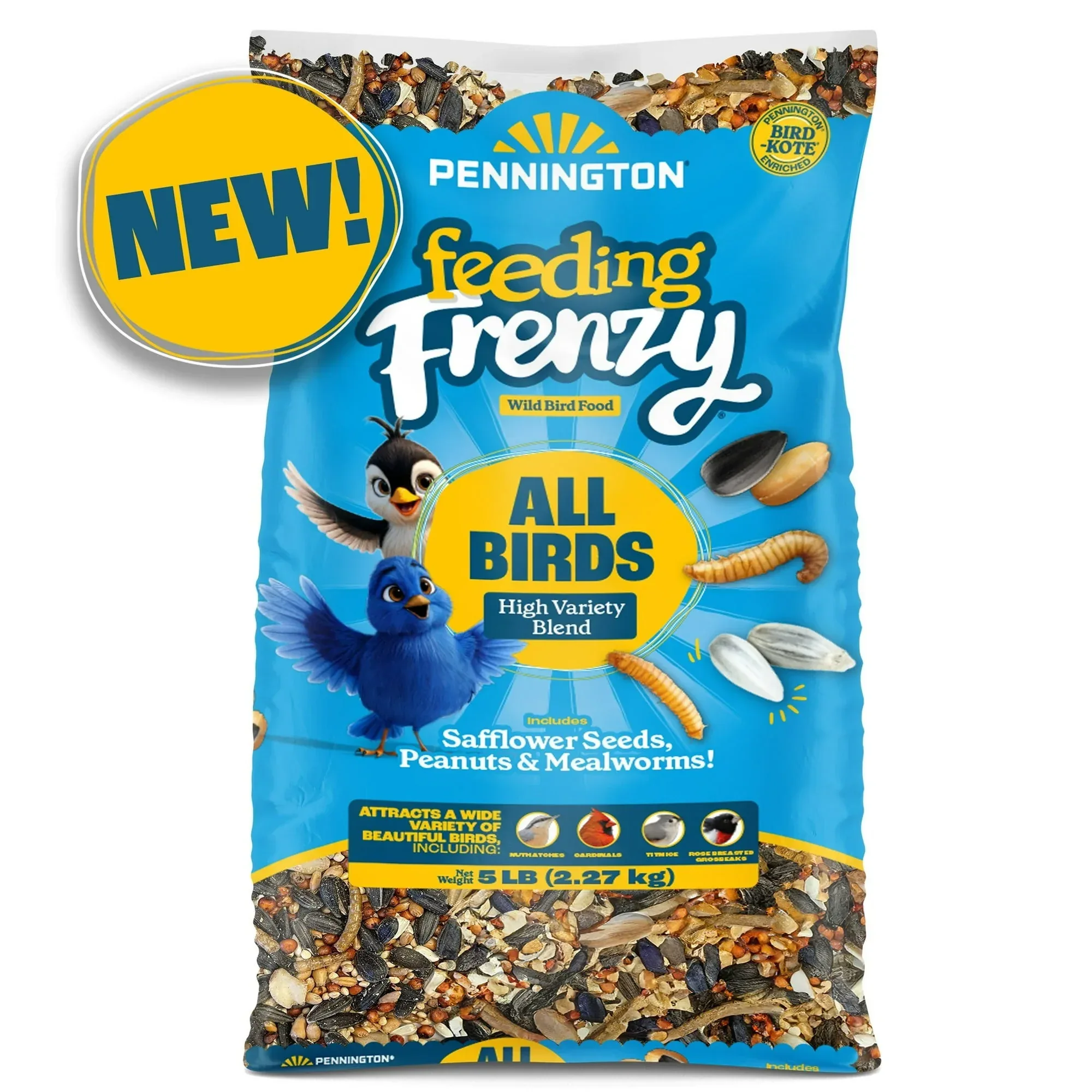 Pennington Feeding Frenzy Wild Bird Seeds, Wild Bird Food Mix