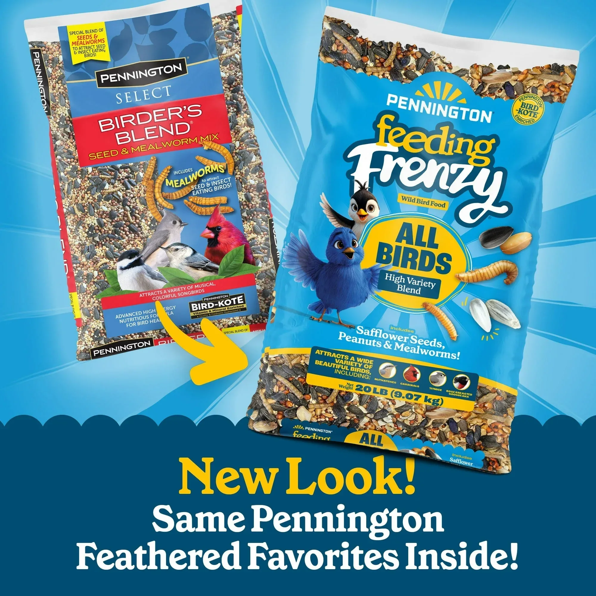 Pennington Feeding Frenzy Wild Bird Seeds, Wild Bird Food Mix - Image 14