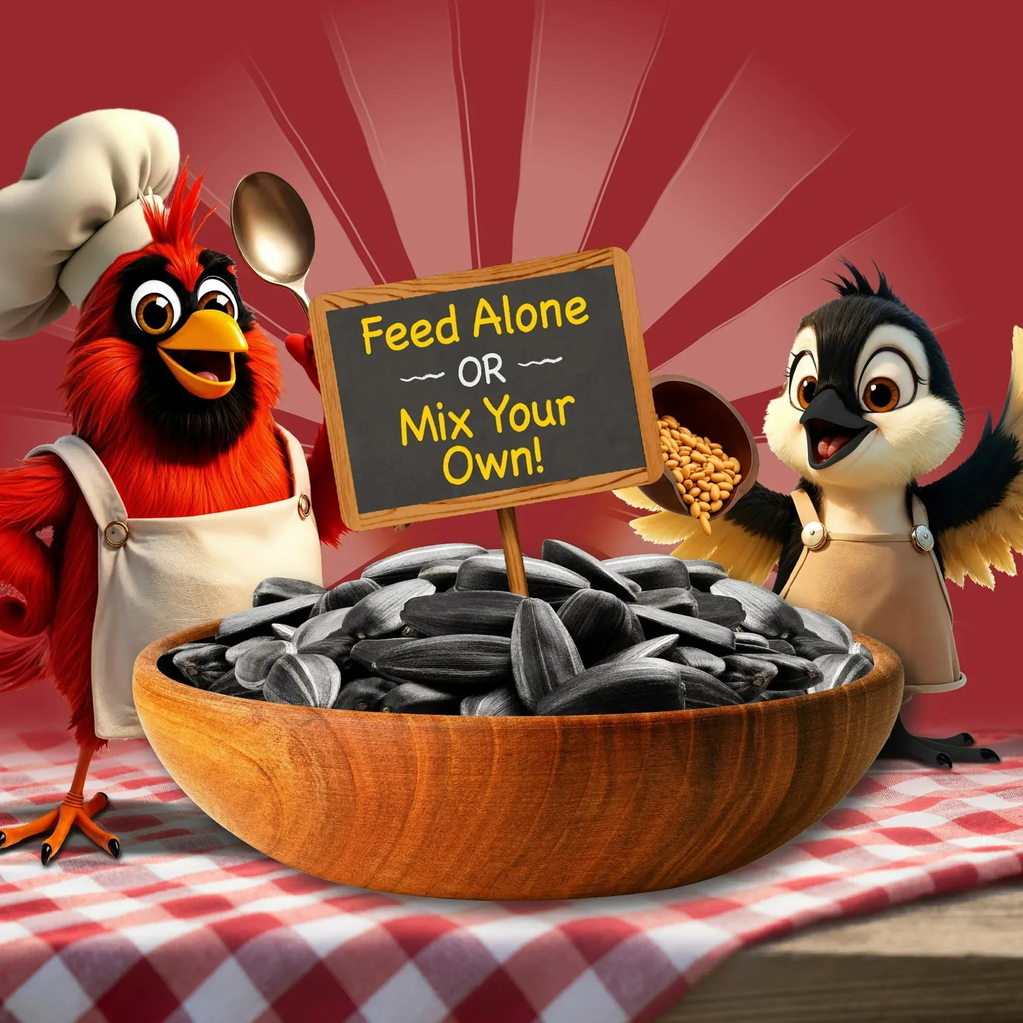 Pennington Recipe Selects Black Oil Sunflower Seed Dry Wild Bird Feed, Bird Food, 1 Pack - Image 4