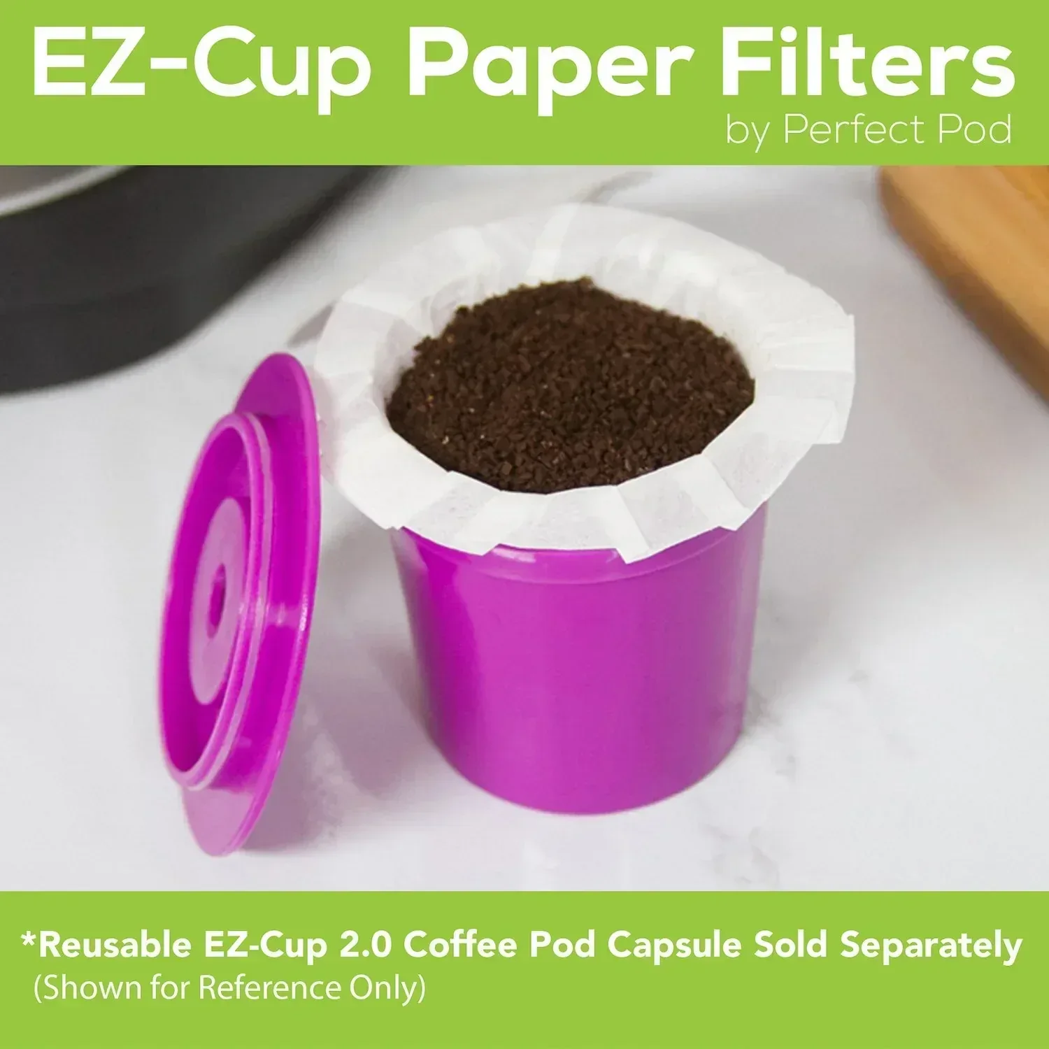 Perfect Pod EZ-Cup 2.0 100% Biodegradable Paper Coffee Filters - Image 5