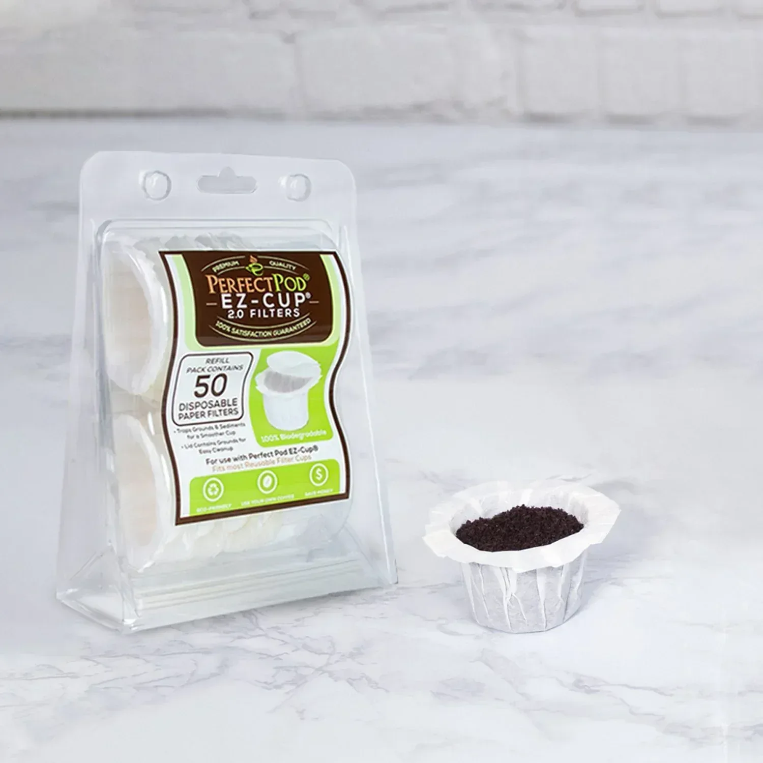 Perfect Pod EZ-Cup 2.0 100% Biodegradable Paper Coffee Filters - Image 6