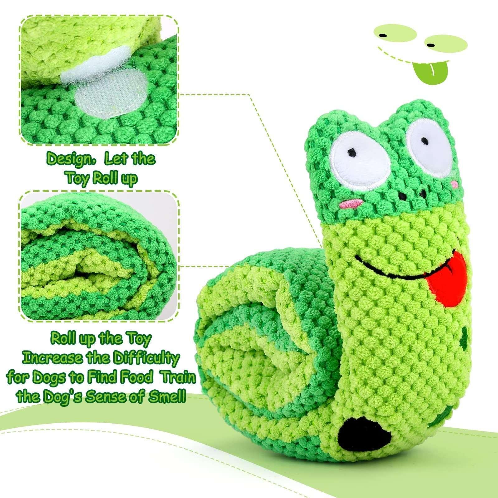 Pet Deluxe Squeak Dog Toys Stress Release Game for Boredom, Dog Puzzle Toy IQ Training, Dog Snuffle Toys Foraging Instinct Training Suitable for Small Medium and Large Dogs - Image 4