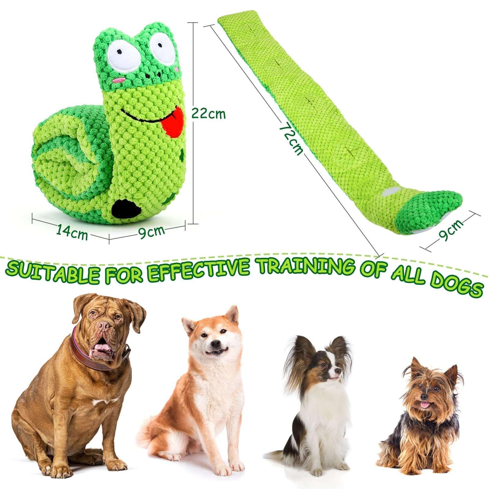 Pet Deluxe Squeak Dog Toys Stress Release Game for Boredom, Dog Puzzle Toy IQ Training, Dog Snuffle Toys Foraging Instinct Training Suitable for Small Medium and Large Dogs - Image 5