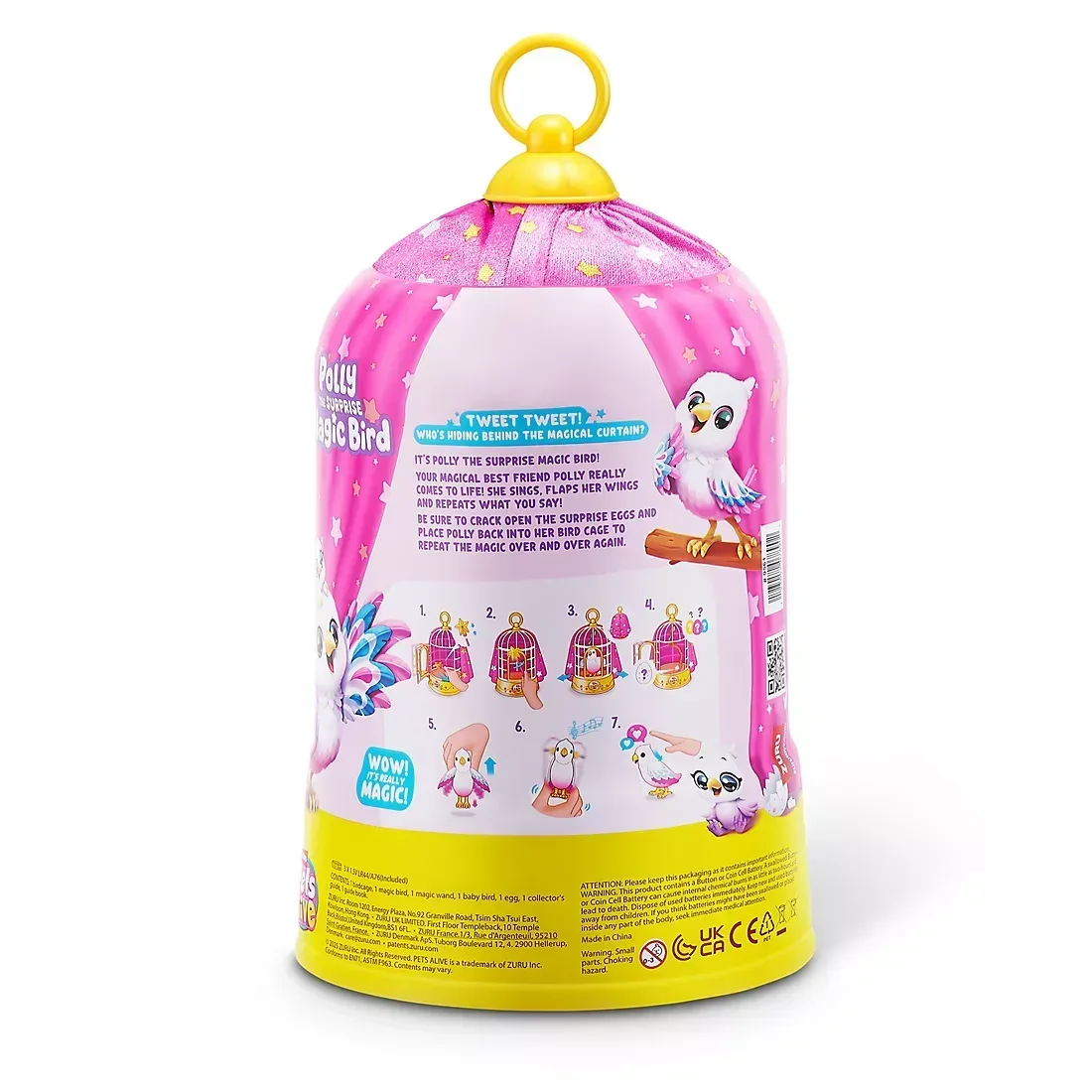 Pets Alive Polly the Magic Bird, Robotic Toy Pet Bird - Image 2