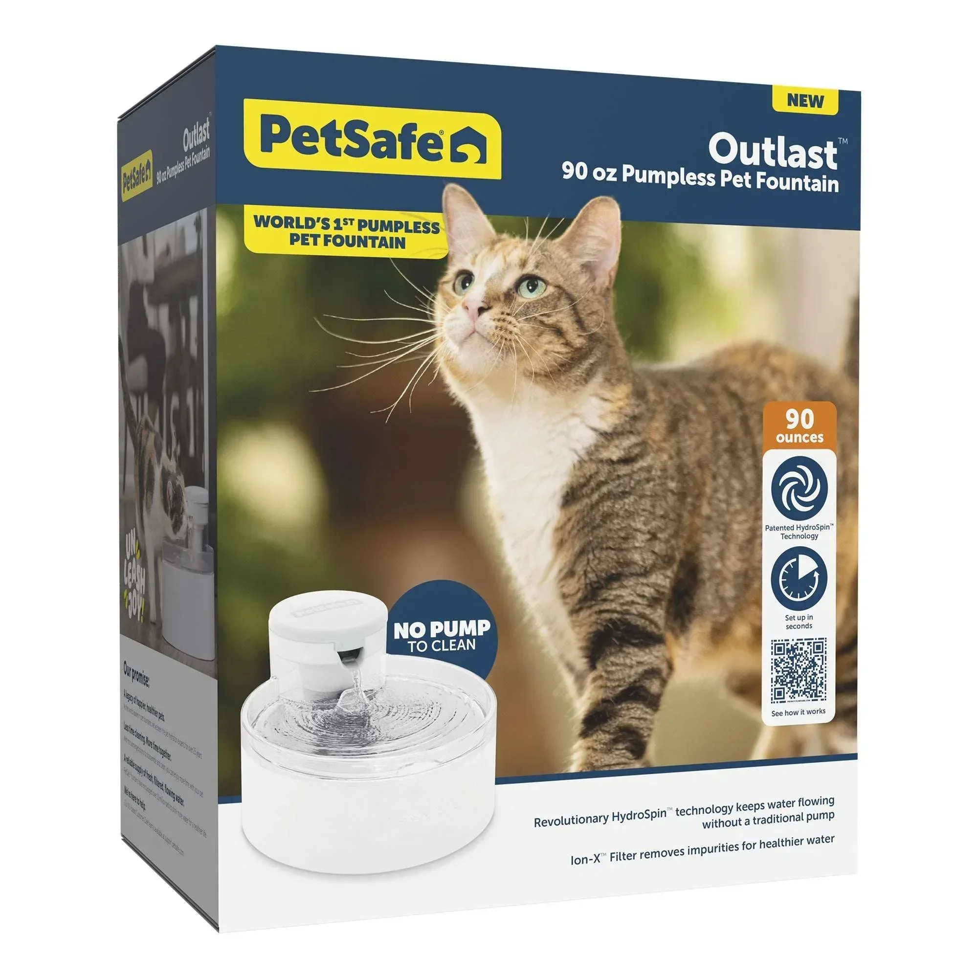 PetSafe Outlast 90 oz Cat Water Fountain, Bundle - Image 2