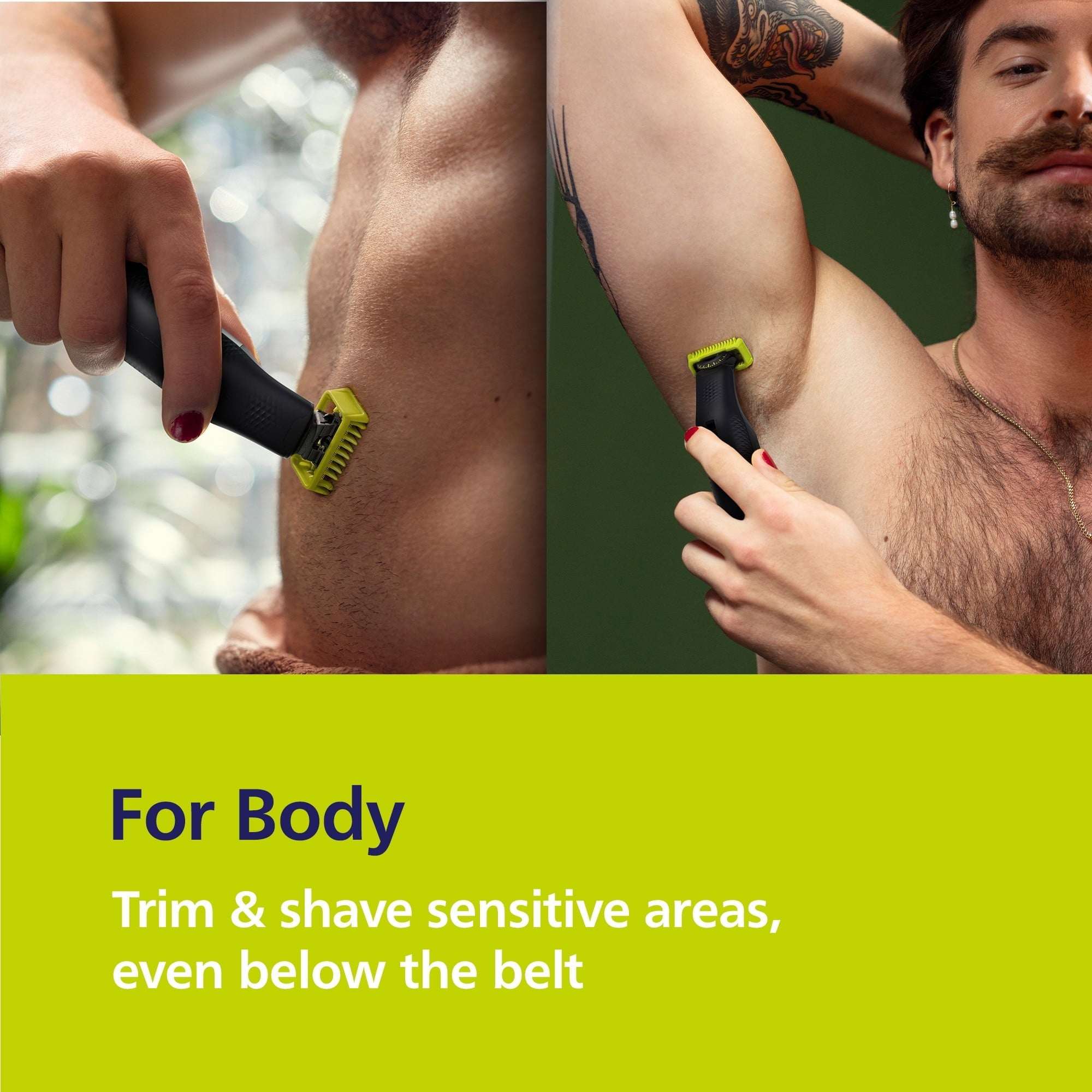 Philips Norelco Oneblade 360 Pro Hybrid Face & Body Electric Trimmer QP6542/70 - Image 3