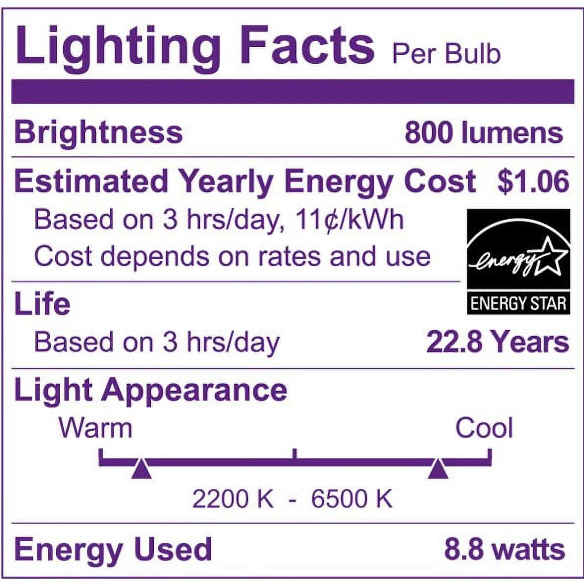 Philips Smart LED 60-Watt A19 General Purpose Light Bulb, Frosted Color & Tunable White, Dimmable, E26 Medium Base (1-Pack) - Image 4