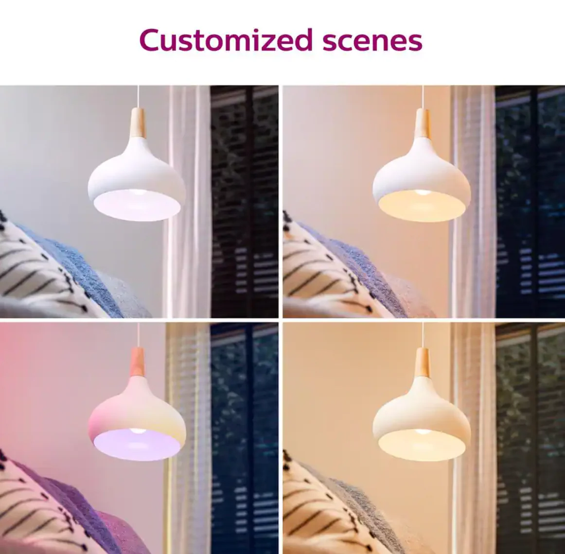 Philips Smart LED 60-Watt A19 General Purpose Light Bulb, Frosted Color & Tunable White, Dimmable, E26 Medium Base (1-Pack) - Image 8
