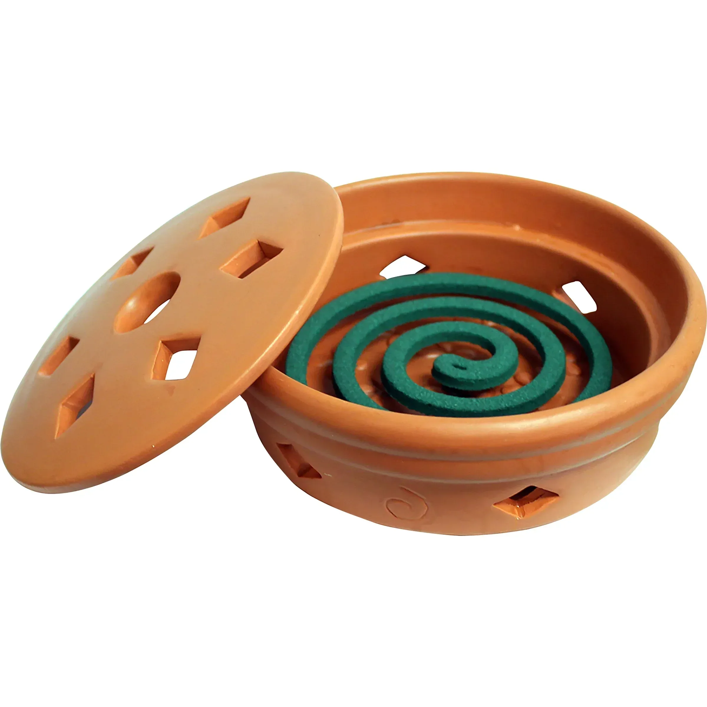 PIC Mosquito Coils with Terra Cotta Burner, Mosquito Repellent, 3 oz, 5 Pc Box - Image 2