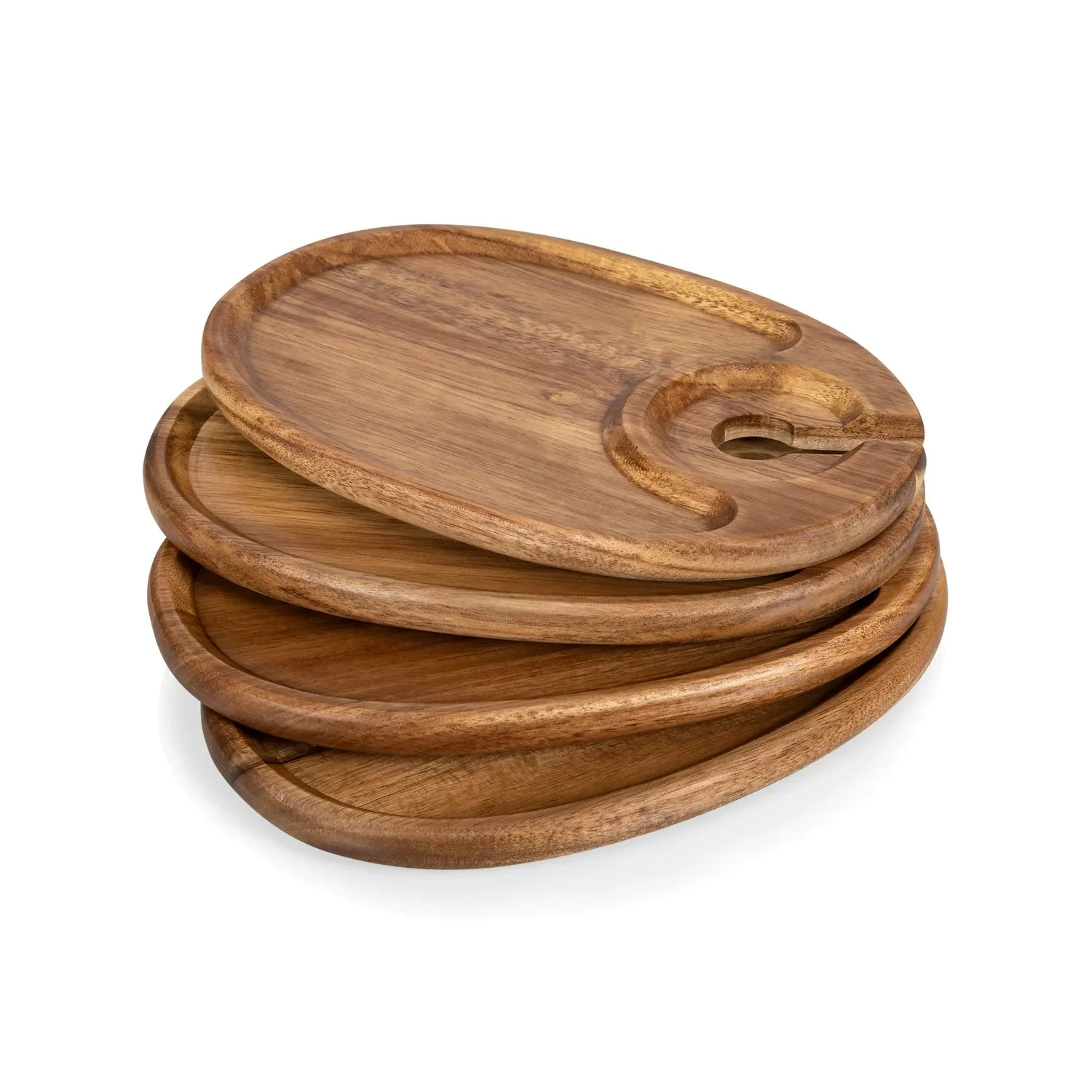 Picnic Time Wine Appetizer Plate, Set of 4 - Image 5