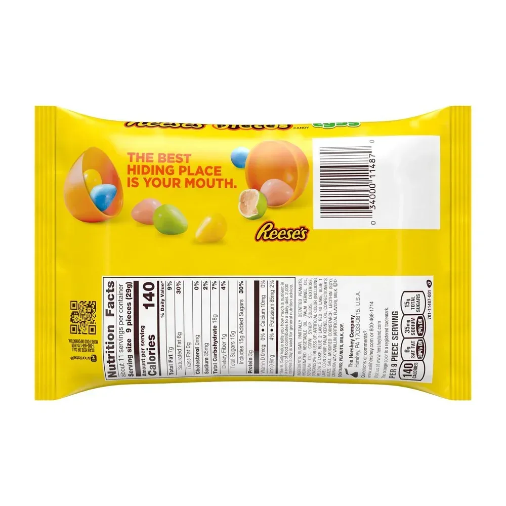 Pieces Peanut Butter Eggs Easter Candy, Bag 10.8 Oz - Image 2