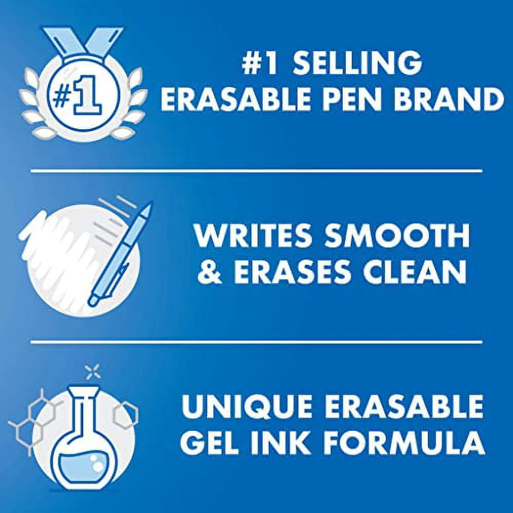 Pilot FriXion Waai Erasable Gel Ink Pens, Extra Fine Point, 0.5 mm, Assorted Color Inks, 5 Count - Image 6