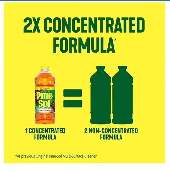 Pine-Sol 2X Concentrated Multi-Surface Cleaner, Pine Scent  (60 fl. oz., 2 pk.) - Image 3