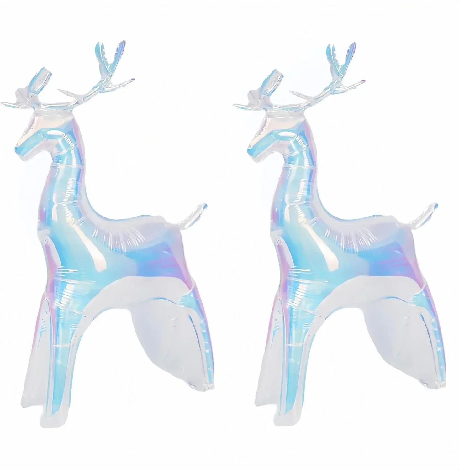 Pink Ceramic Balloon Reindeer Decoration, 8.5 in, by Holiday Time