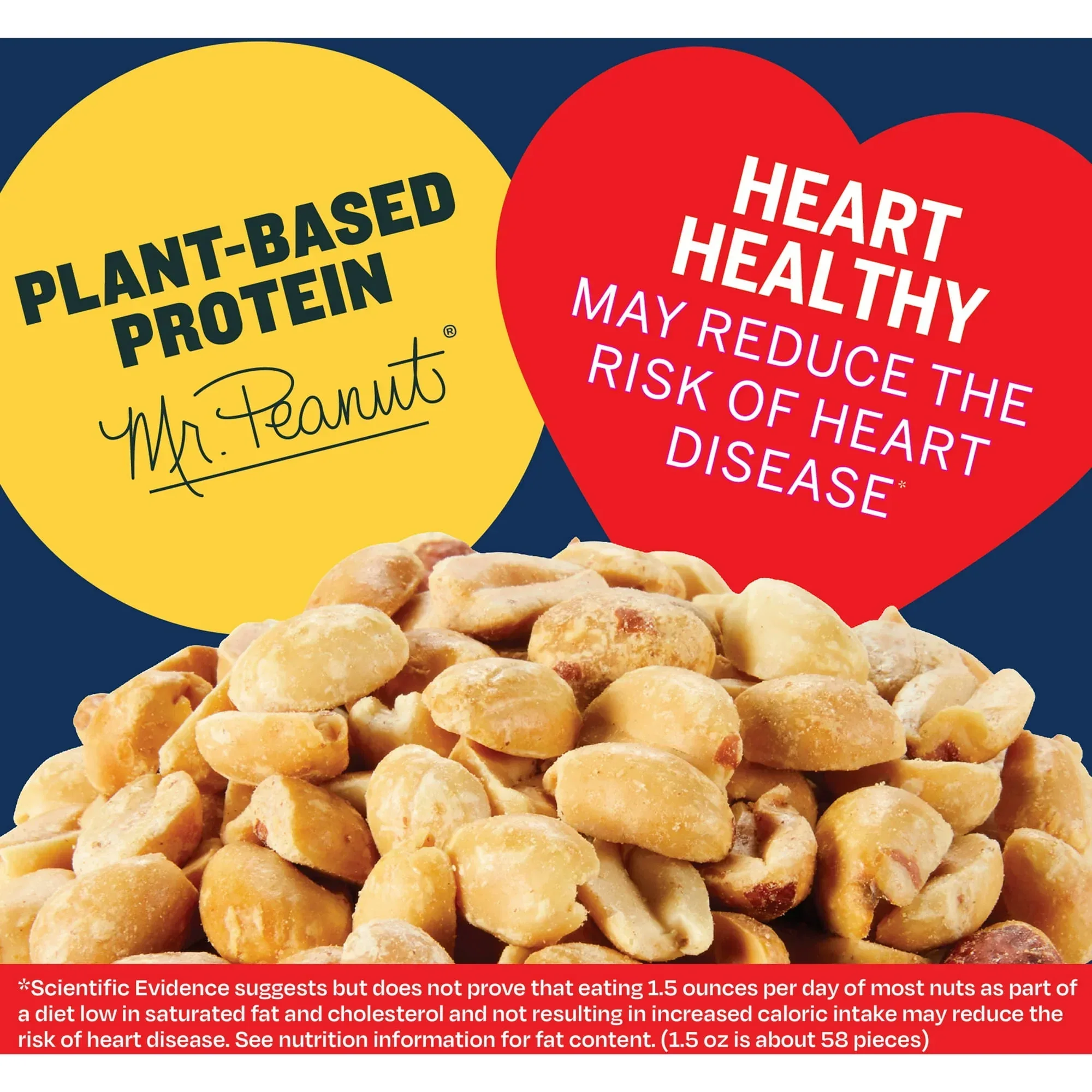 PLANTERS Lightly Salted Dry Roasted Peanuts, Party Snacks, Plant Based Protein, 16 oz Jar - Image 4