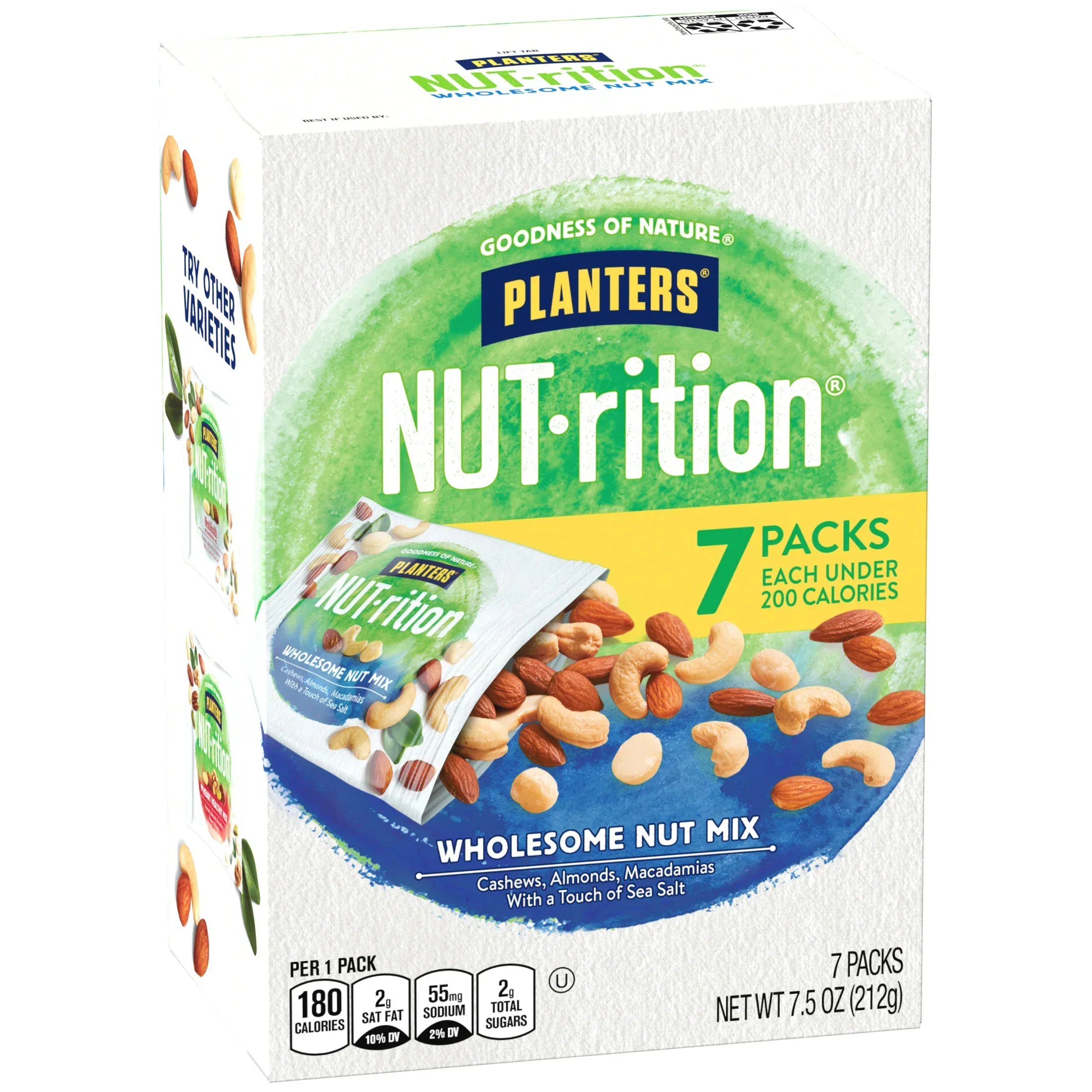PLANTERS NUT-RITION Wholesome Nut Mix, Mixed Nuts, Plant Based Protein, 7 Count Box - Image 14