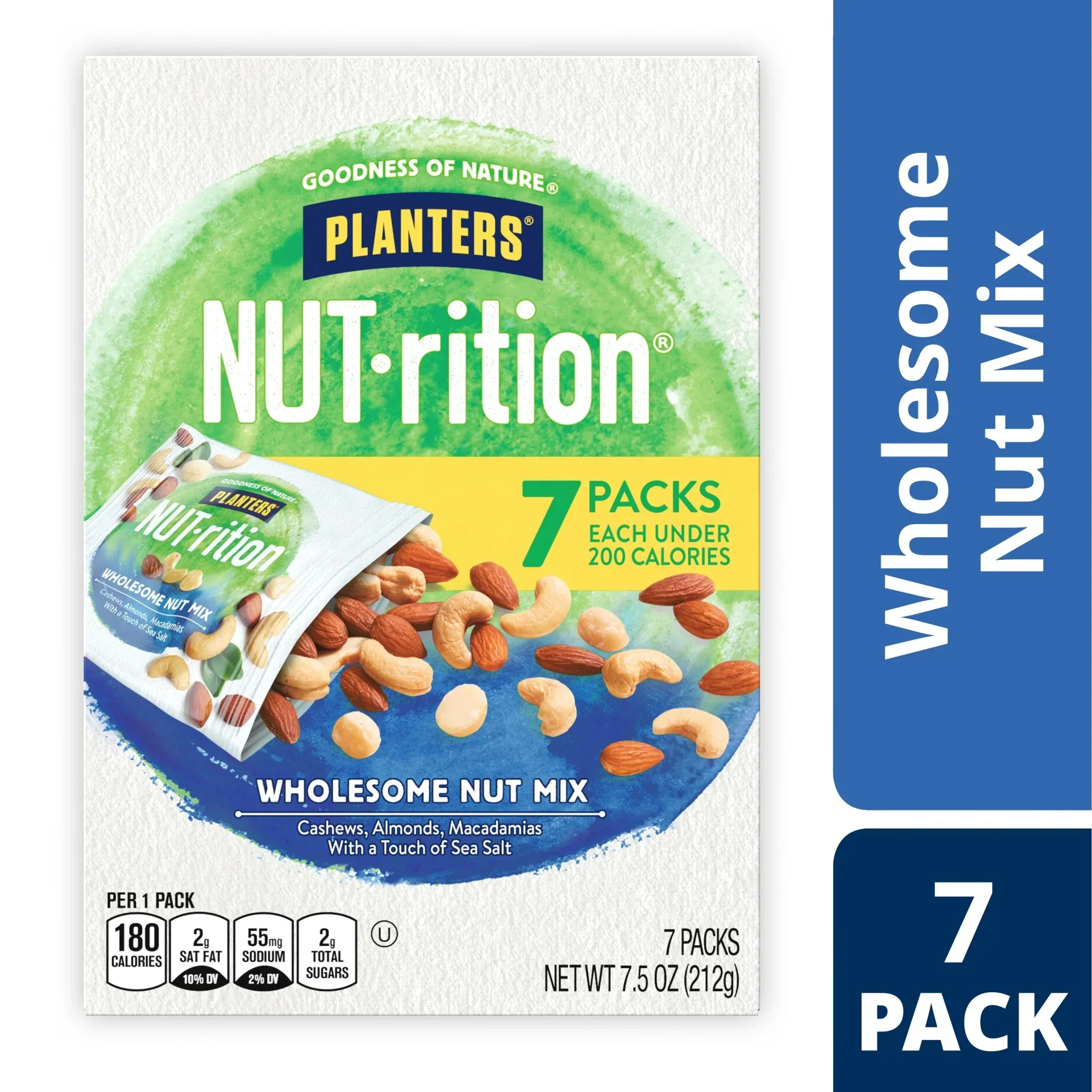 PLANTERS NUT-RITION Wholesome Nut Mix, Mixed Nuts, Plant Based Protein, 7 Count Box - Image 8