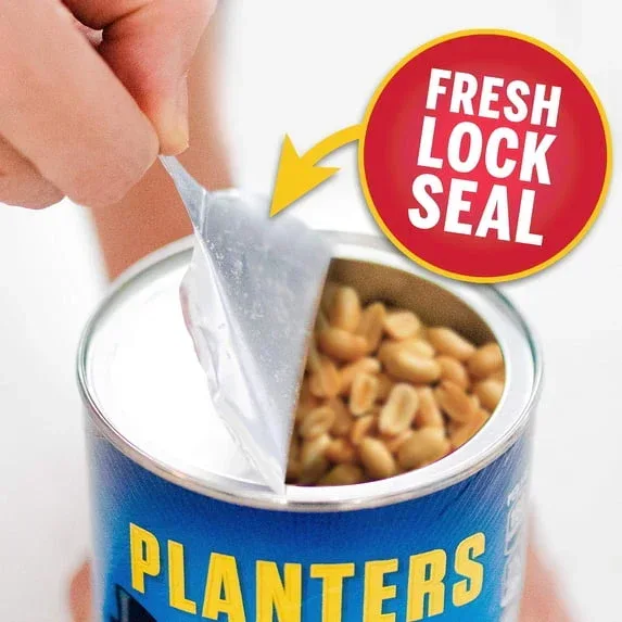 PLANTERS Salted Cocktail Peanuts, Party Snacks, Plant Based Protein, 16 oz Steel Can - Image 3