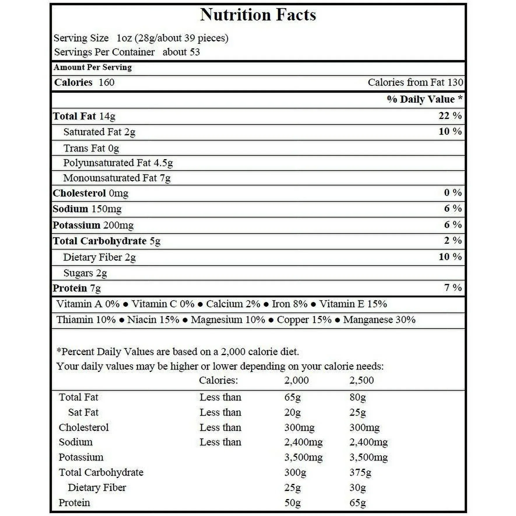 Planters Salted Dry Roasted Peanuts Canister, 52 oz. - Image 2