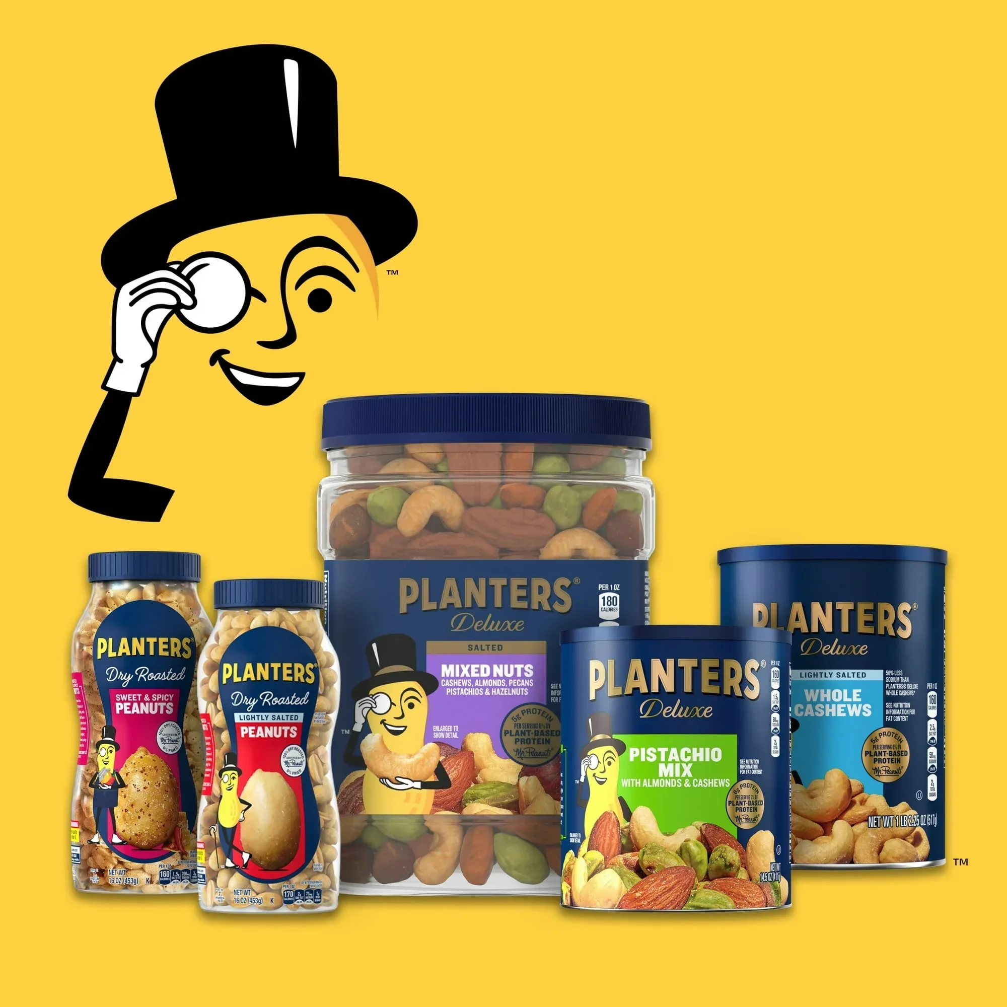 PLANTERS Whole Cashews Dill Pickle Flavored, Party Snacks, Plant Based Protein 5 oz Plastic Bag - Image 3