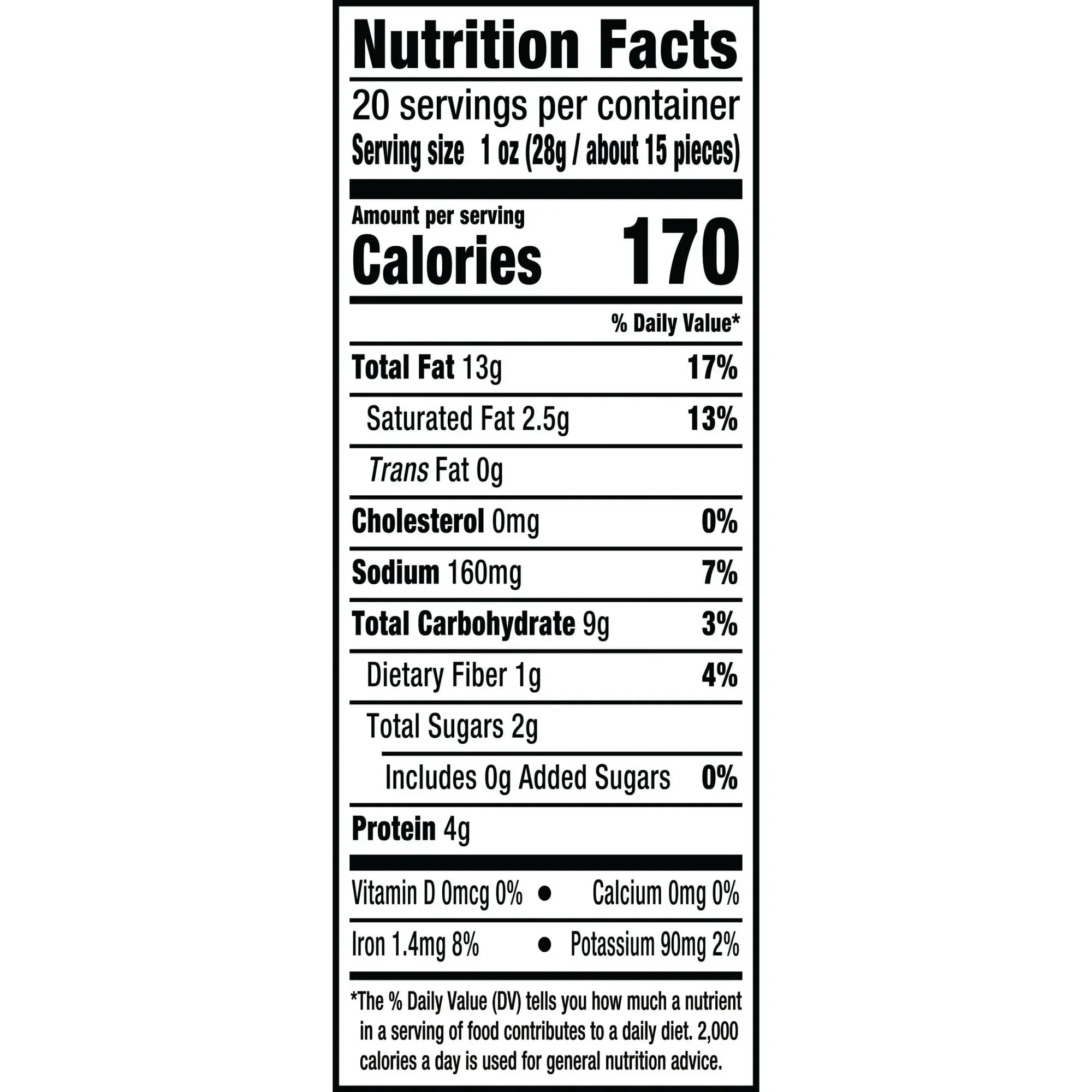 PLANTERS Whole Cashews Dill Pickle Flavored, Party Snacks, Plant Based Protein 5 oz Plastic Bag - Image 4