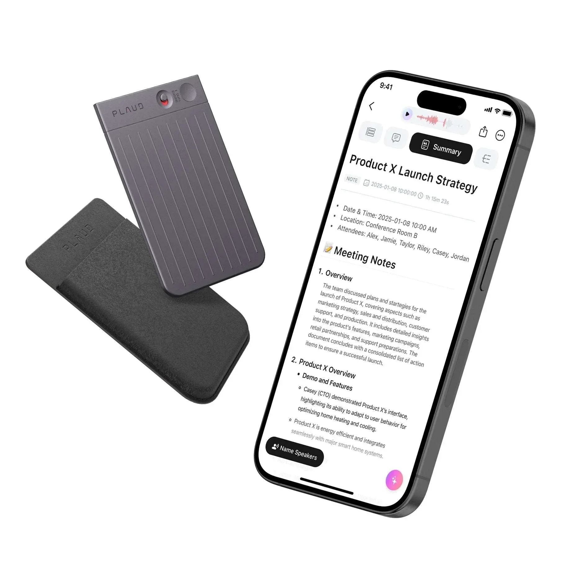 PLAUD NOTE AI Note-Taker Pro Plan Edition Professional Al Note-taker to Maximize Productivity - Image 2