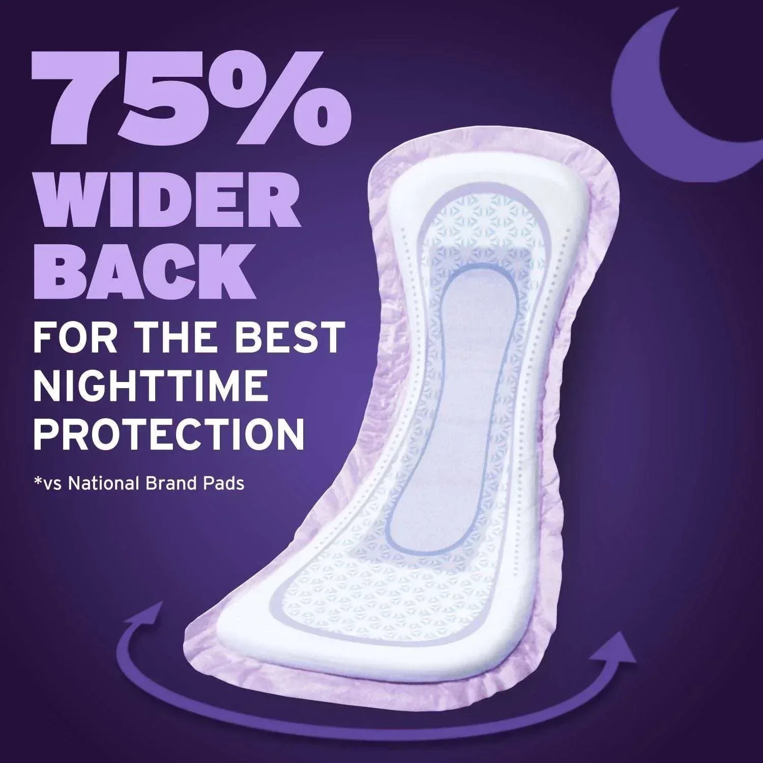 Poise Incontinence Pads, 8 Drop Overnight, 84 ct. - Image 4