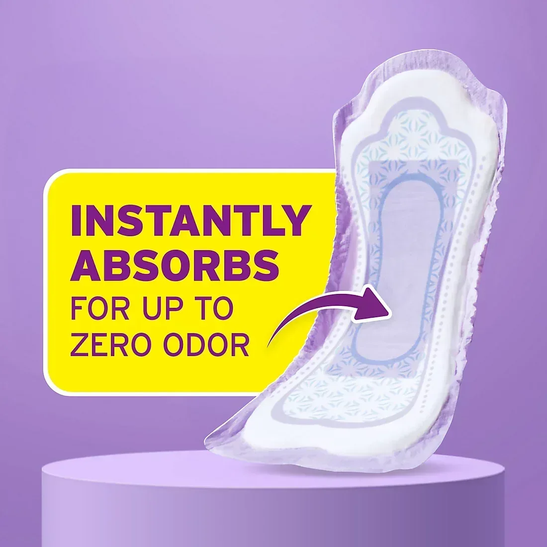 Poise Incontinence & Postpartum Pads for Bladder Leaks, 6 Drop Ultimate Absorbency, Long Length, 120 ct. - Image 6