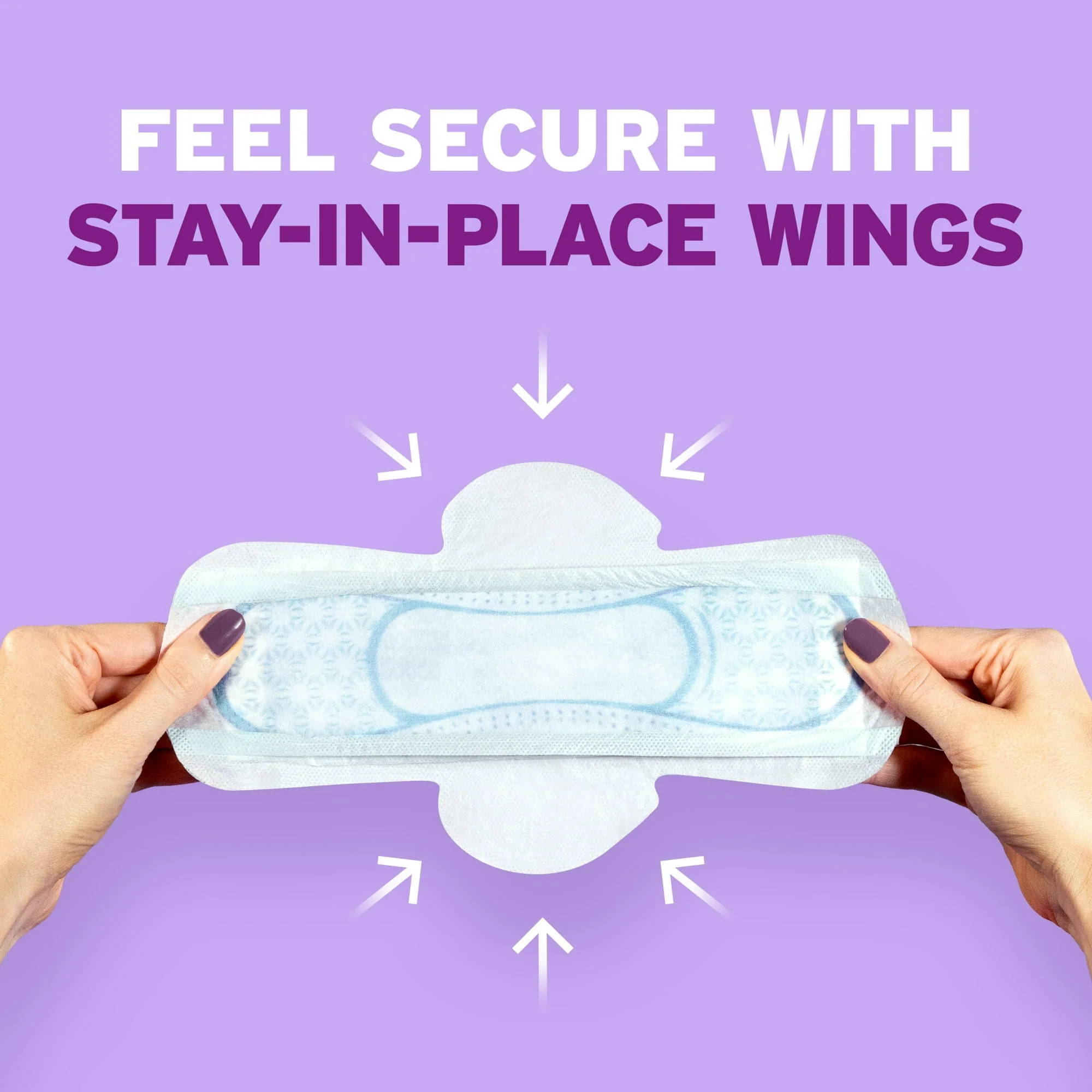 Poise Ultra Thin Incontinence Pads with Wings, 4 Drop Moderate Absorbency, 54 Count - Image 6