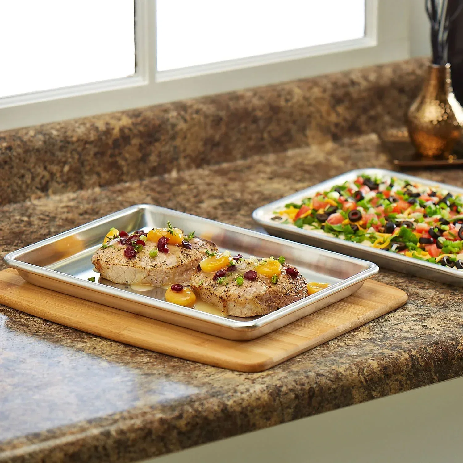Polar Ware 1/4-Size Aluminum Baking Sheet 2 pack - Image 3