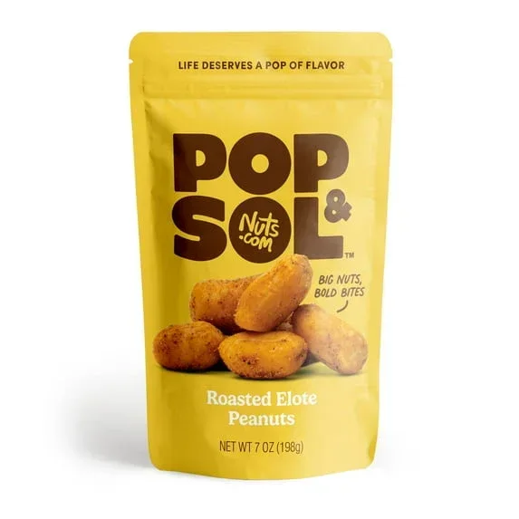 Pop & Sol by Nuts.com, Jalapeño Cashews, 4 oz Bag - Image 6