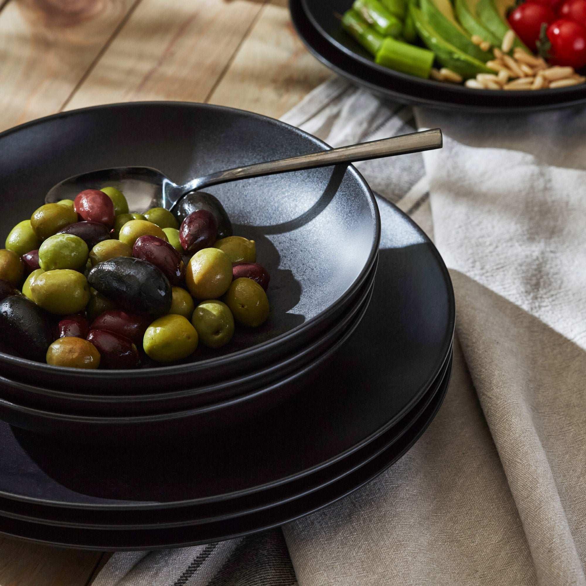 Porto by Stone + Lain Semplice 12-Piece Dinnerware Set - Image 3