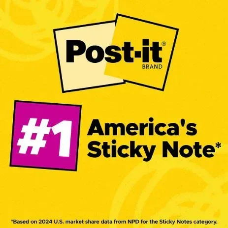 Post-it Notes, 3" x 3", 100 Sheets per Pad, 18 pk. - Pastel - Image 6