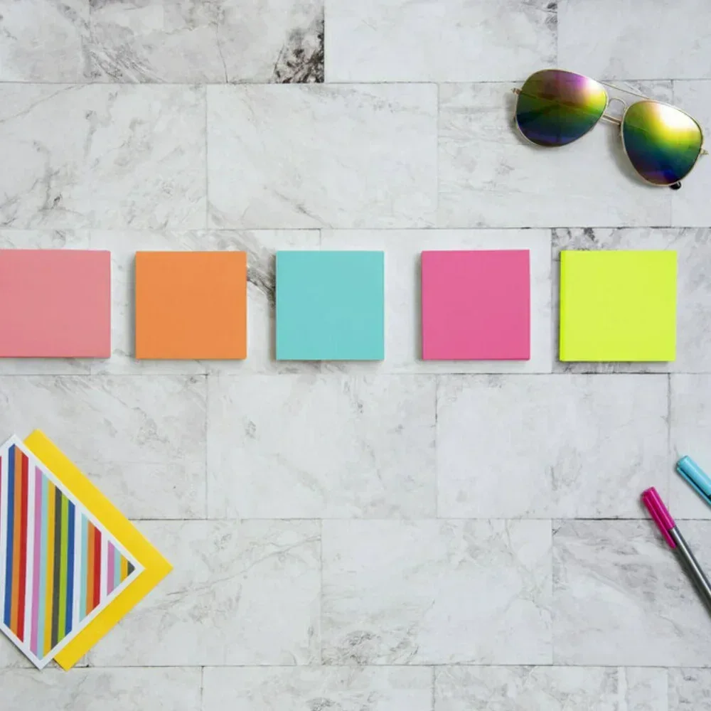 Post-it Notes, 3” x 3”, Assorted Bright Colors, 100 Sheets, 24 Pads - Image 3