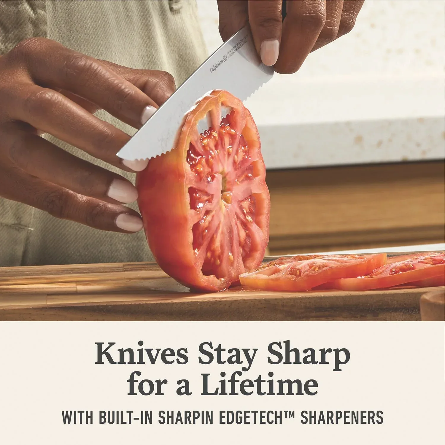 Premier by Calphalon 15-Piece Knife Set with SharpIN Edgetech - Image 2