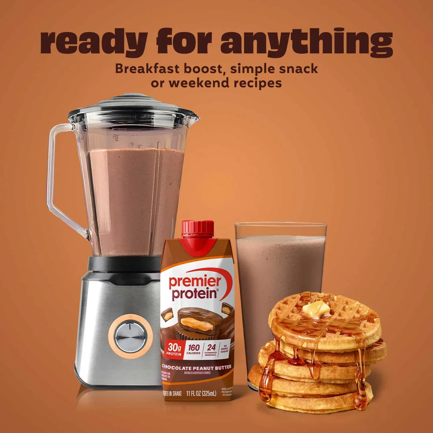 Premier Protein 30g High Protein Shake, Chocolate Peanut Butter, 11 fl. oz., 15 pk. - Image 6
