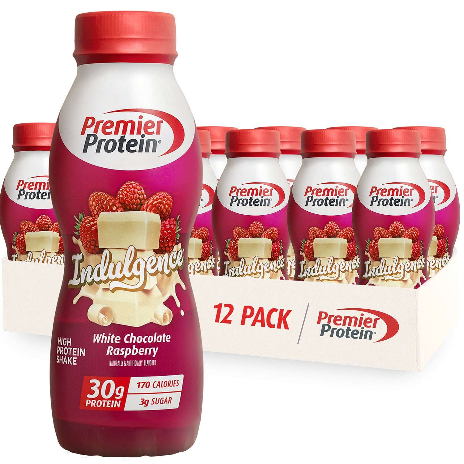 Premier Protein Indulgence Protein Shake, Chocolate Covered Strawberry, 30g Protein, 11 fl oz, 4 Ct - Image 10