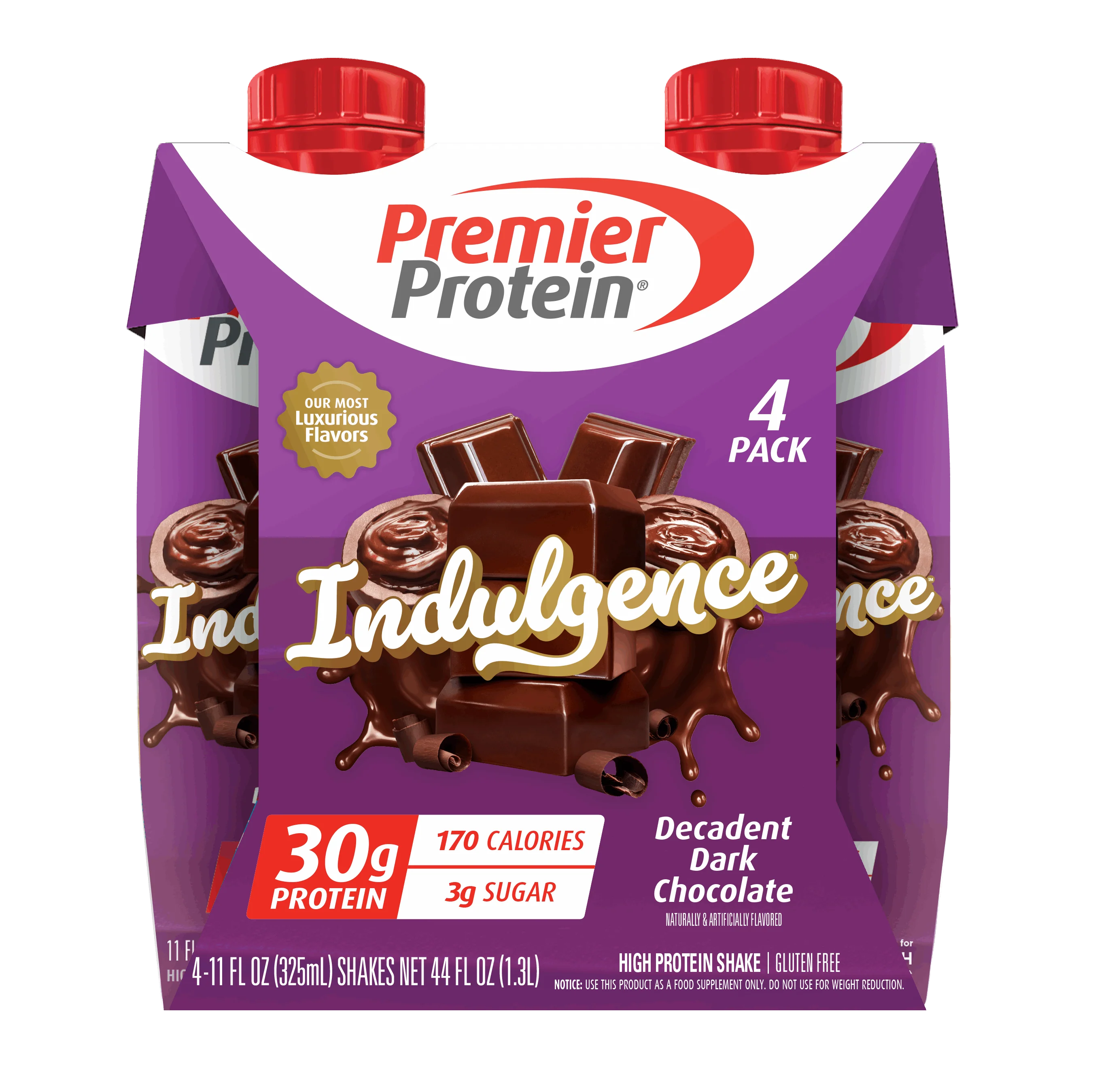 Premier Protein Indulgence Protein Shake, Chocolate Covered Strawberry, 30g Protein, 11 fl oz, 4 Ct - Image 7